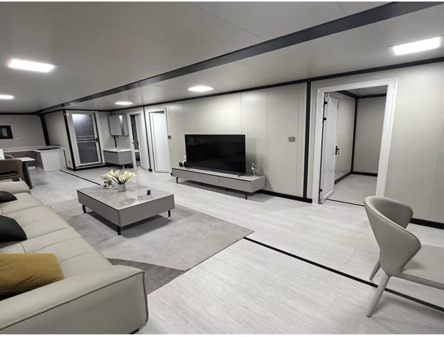 A casa pré-fabricada de dois andares e quatro quartos vendida na Amazon