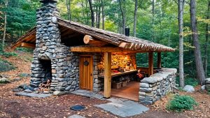Sem pregos e sem cimento, casa de pedra é construída do zero por um homem em 117 dias