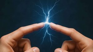 choque em outra pessoa pela energia estática