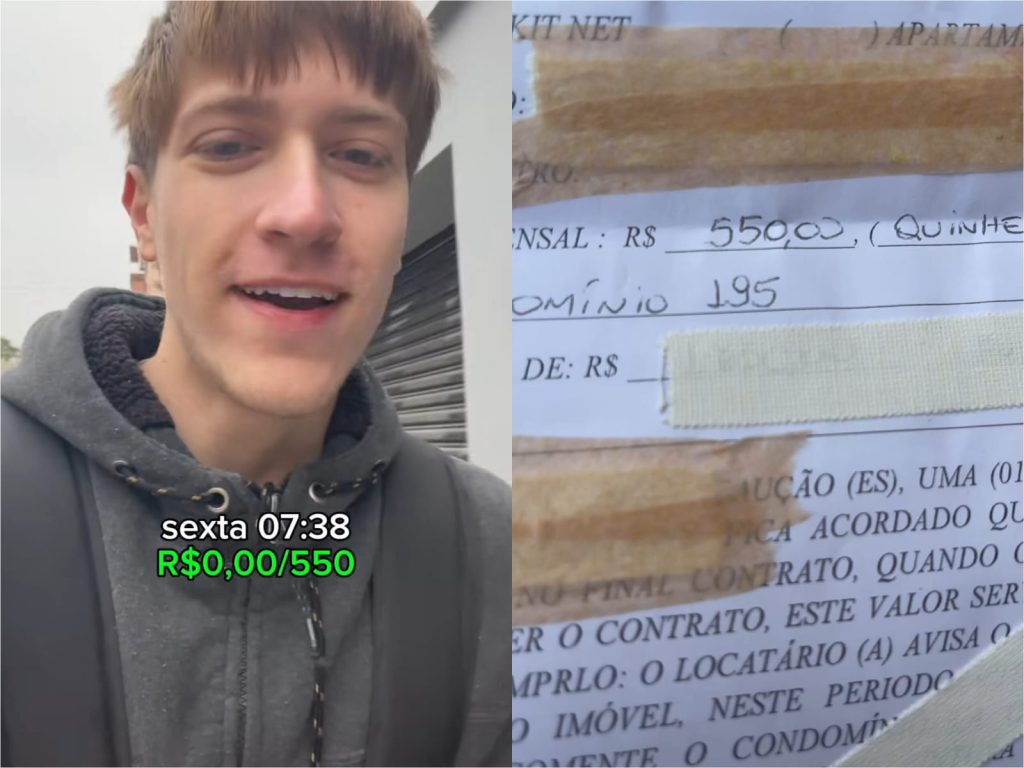 Entregador do IFood mostra quantas entregas precisa fazer para pagar o aluguel