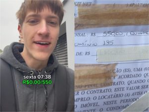 Entregador do IFood mostra quantas entregas precisa fazer para pagar o aluguel