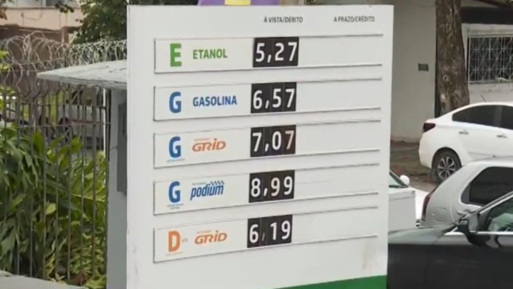 Litro do etanol chegou a custar R$ 5,27 em Goiânia.