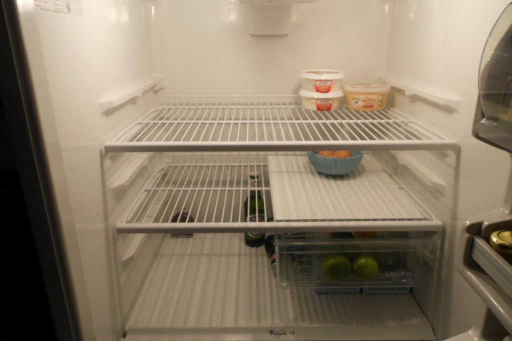 geladeira vazia economiza energia?