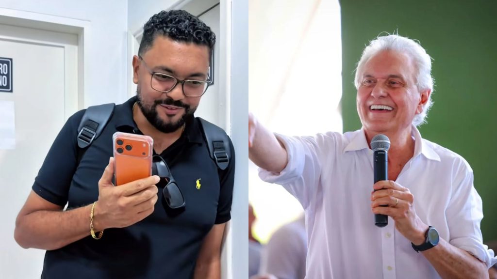 Anderson Morais surpreendeu ao imitar a voz do governador Ronaldo Caiado (UB).