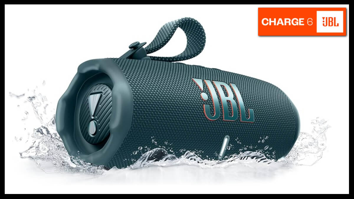 Oferta Relâmpago: 44% de desconto na caixa de som JBL Charge 6
