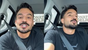 Influenciador Jhonathan Coelho voltou a viralizar ao pedir que parem de fazer propaganda de Goiânia.