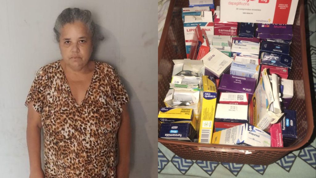 Lenilda Ferreira toma 48 remédios todos os dias. Ela precisa passar por uma cirurgia de remoção de mioma.