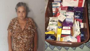 Lenilda Ferreira toma 48 remédios todos os dias. Ela precisa passar por uma cirurgia de remoção de mioma.