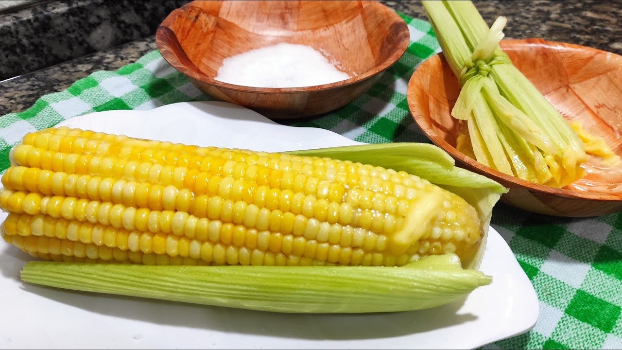 milho cozido crocante