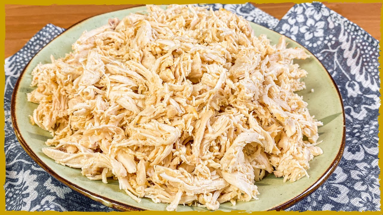 frango desfiado bem fácil
