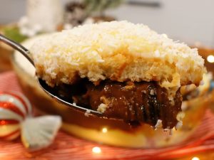 Pavê de doce de leite com ameixa vira queridinho nas sobremesas