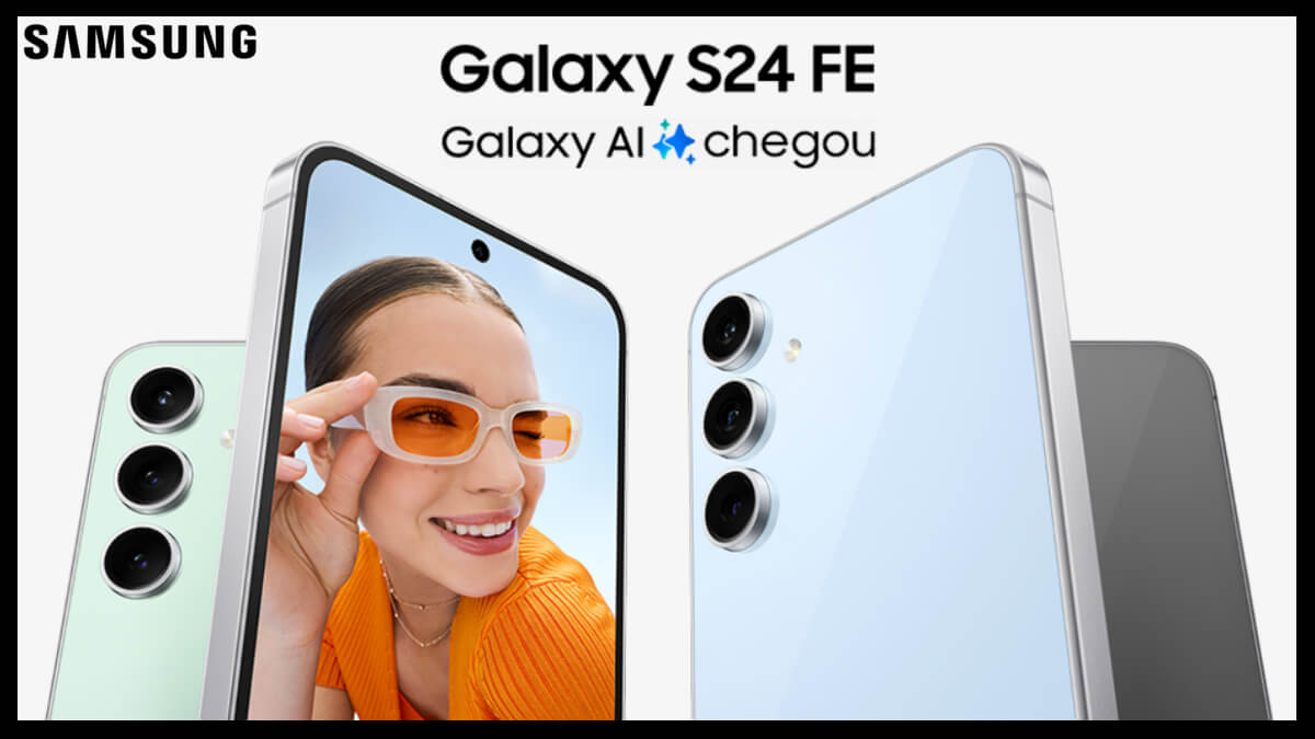 Oferta Relâmpago: Galaxy S24 FE da Samsung com 58% de desconto