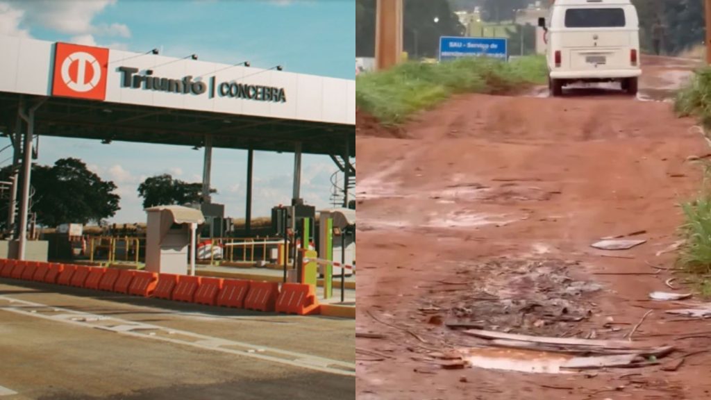 Triunfo Concebra rebateu o que o prefeito Márcio Corrêa (PL) falou sobre via marginal sem pavimentação.