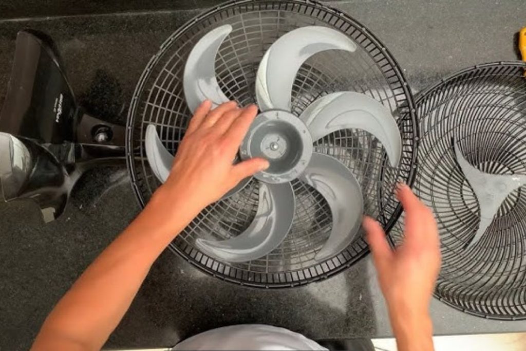 Regulagem no ventilador