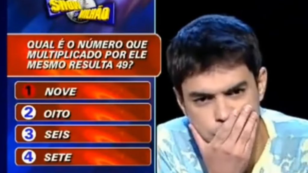 Participação de Zezé di Camargo no Show do Milhão.