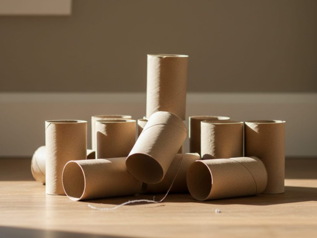Utilidade secreta dos tubos de papel higiênico (não jogue mais fora)