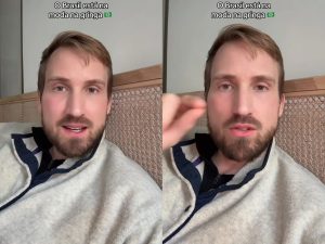 Influencer viralizou ao revelar como o Brasil está sendo visto pelos gringos. (Foto: @spencersabe)