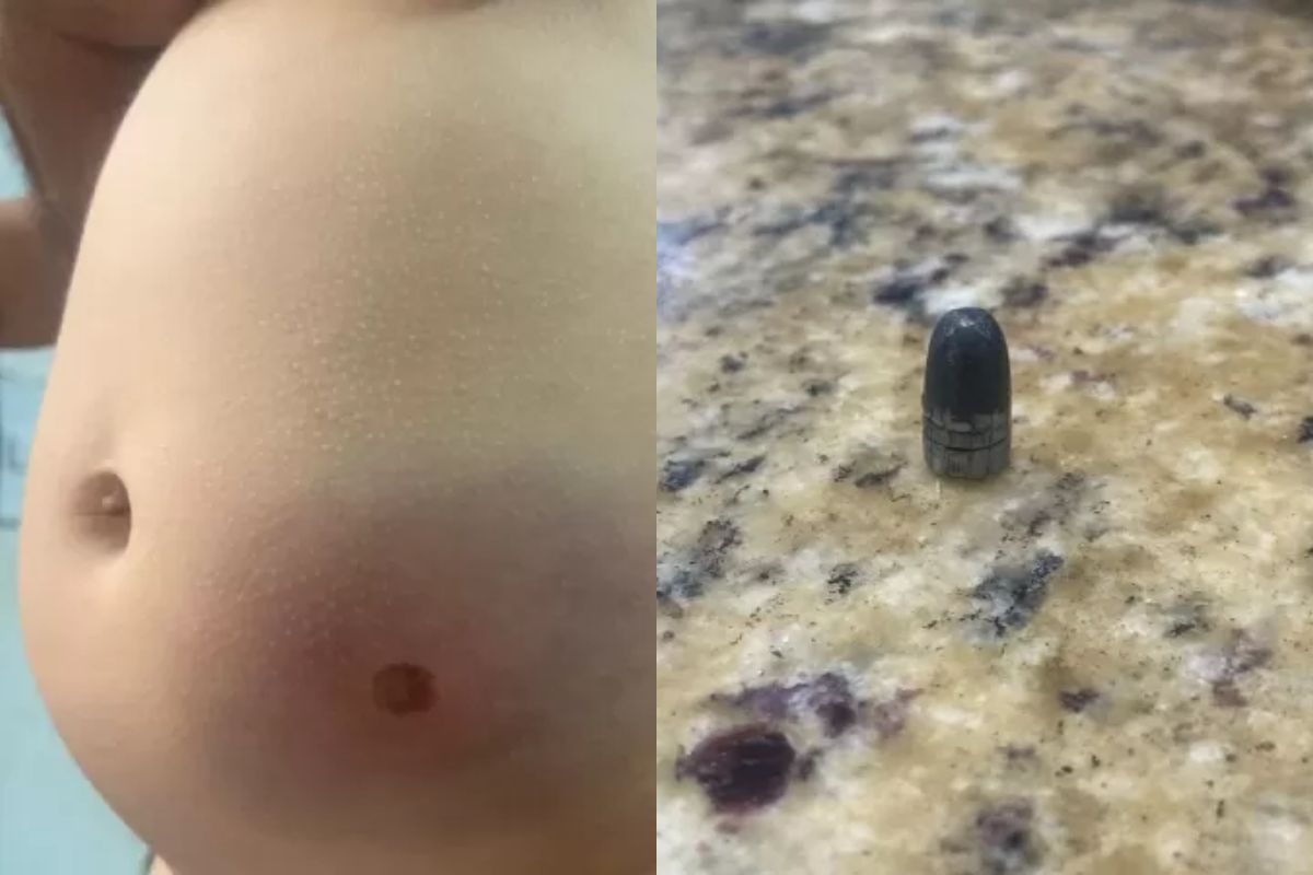 Bebê é atingida por bala perdida no Réveillon em SP