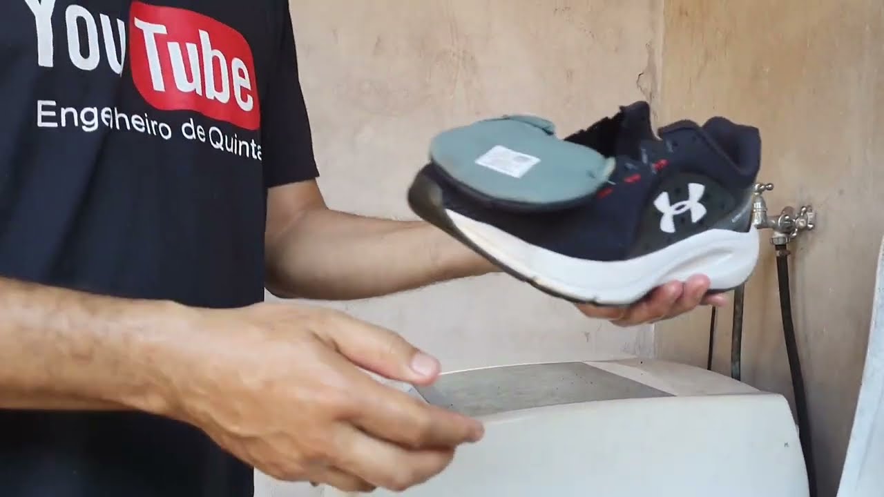 Técnica correta para colocar sapatos para secar