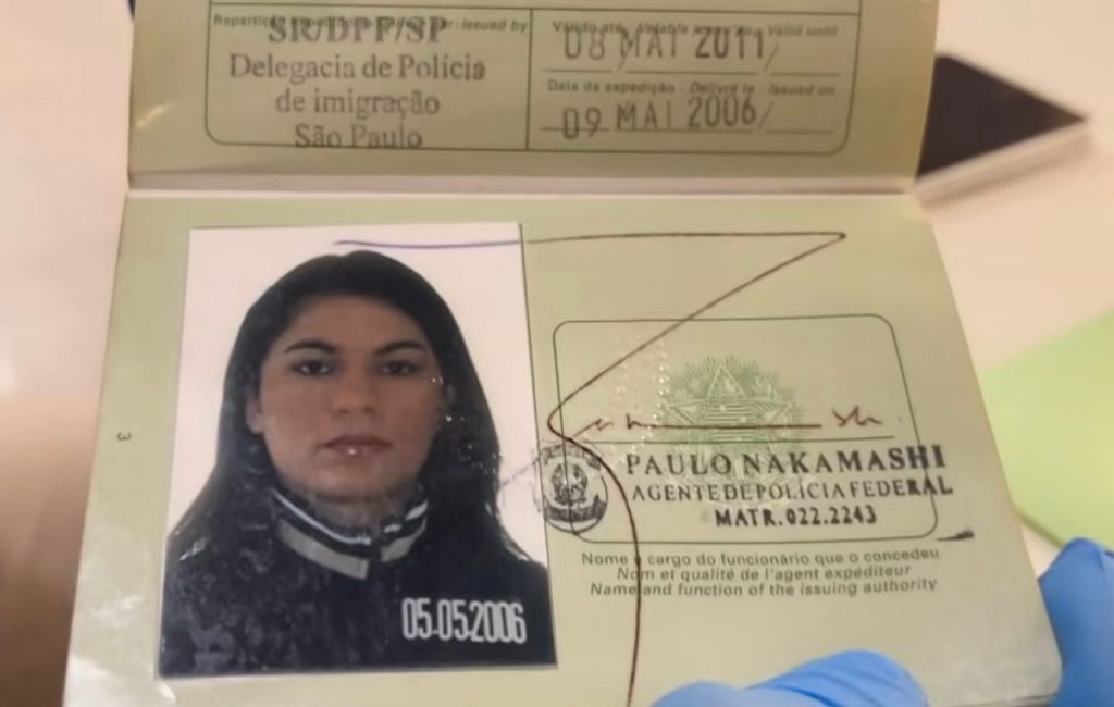 passaporte encontrado Eliza Samudio