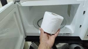 Afinal, o papel-toalha pode ou não ser colocado no micro-ondas?