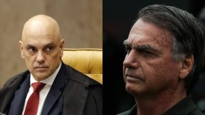 Moraes negou ida imediata de Bolsonaro a hospital.