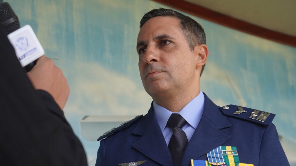 Tenente Coronel Aviador André Navarro de Lima Guimarães, novo comandante da Base Aérea de Anápolis.