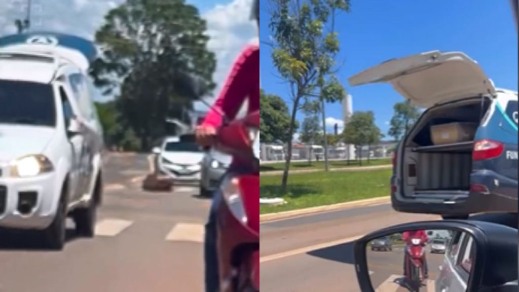 Caixão na Avenida Brasil Sul