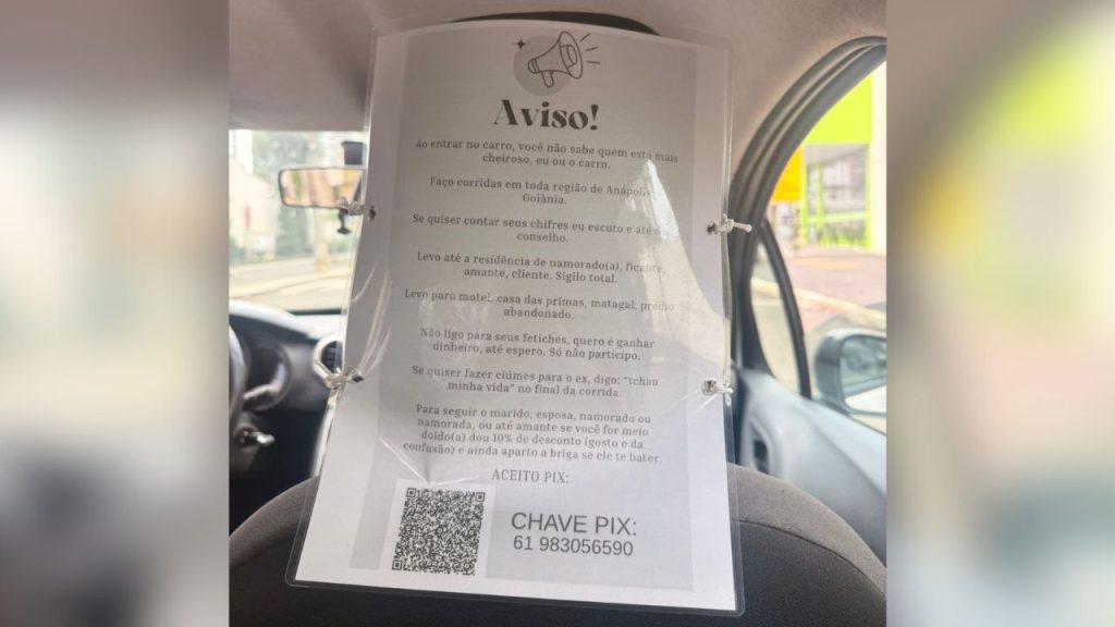 Placa motorista aplicativo Anápolis trair