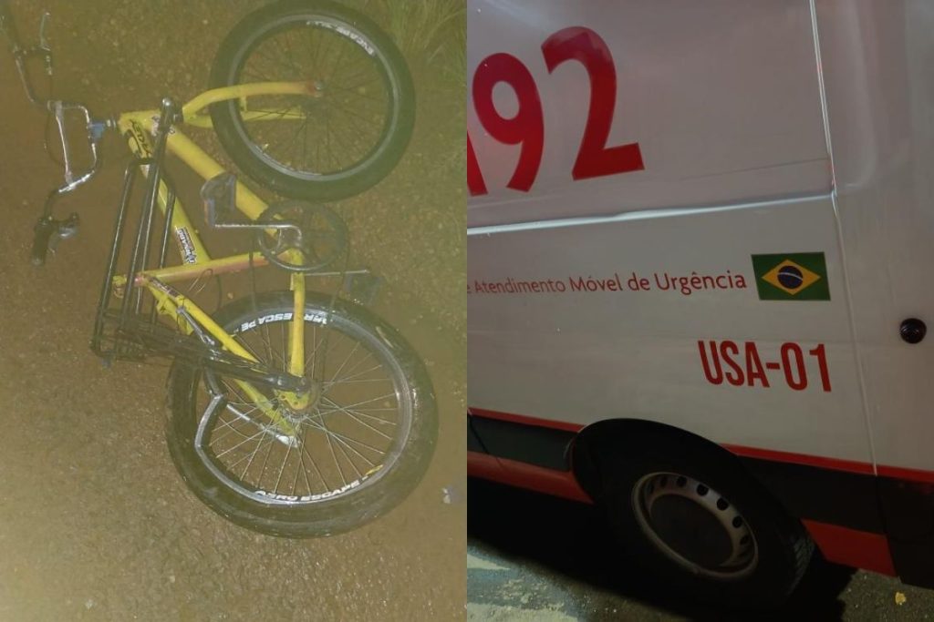 Acidente envolvendo moto e bicicleta termina com morte de adolescente em Abadiânia