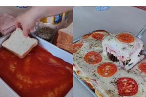 Lanche de forno fácil, rápido e delicioso