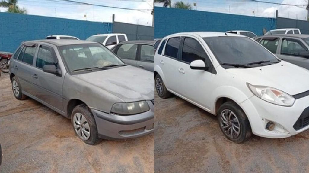 Leilão do TJGO inclui carros recuperáveis e sucatas.