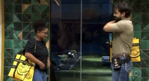 Paulo Augusto foi acusado de fala racista quando conversou com Milena.