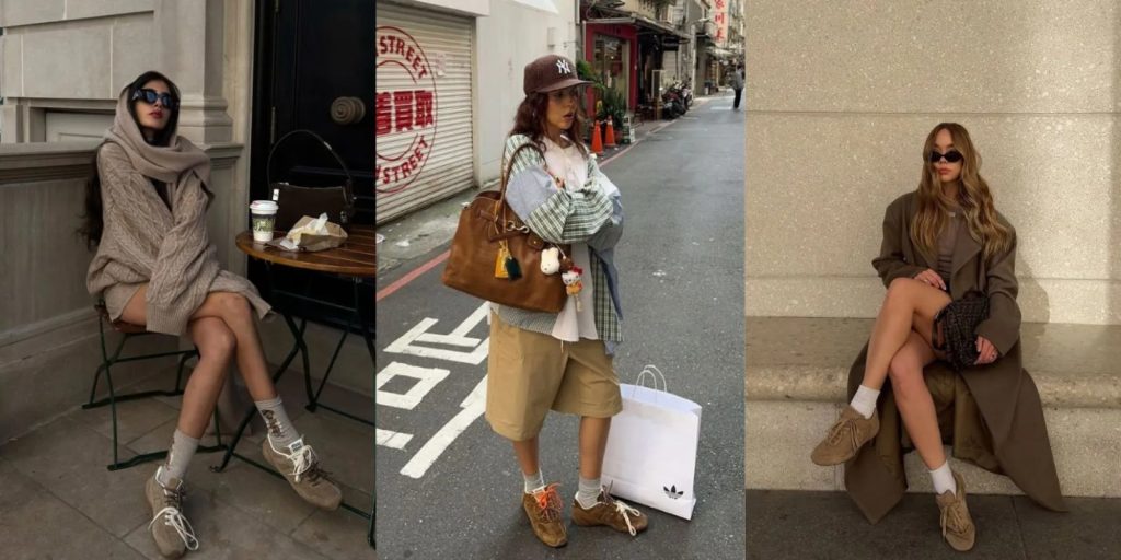 Tênis doce de leite