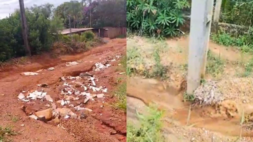 Setor de chácaras Anápolis rua sem asfalto