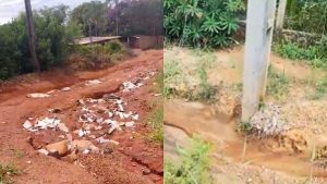 Setor de chácaras Anápolis rua sem asfalto