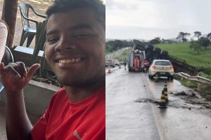 Documento esquecido causa confusão sobre morte de jovem em acidente na BR-060