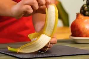 fios que a banana tem sob a casca