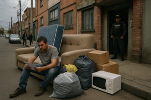 inquilino sendo despejado