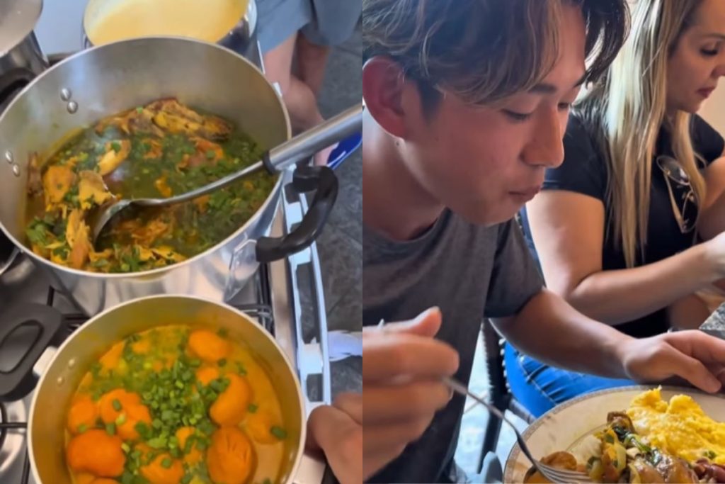 Japonês se rende ao pequi e conquista a internet: "agora meu nome é Goiás"