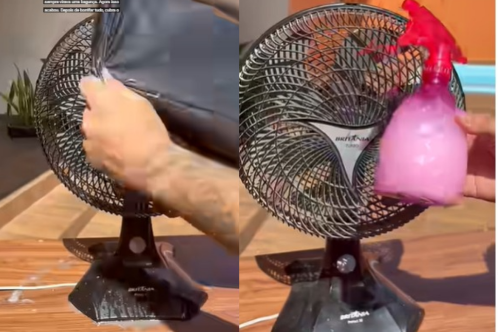 Limpar ventilador sem desmontar