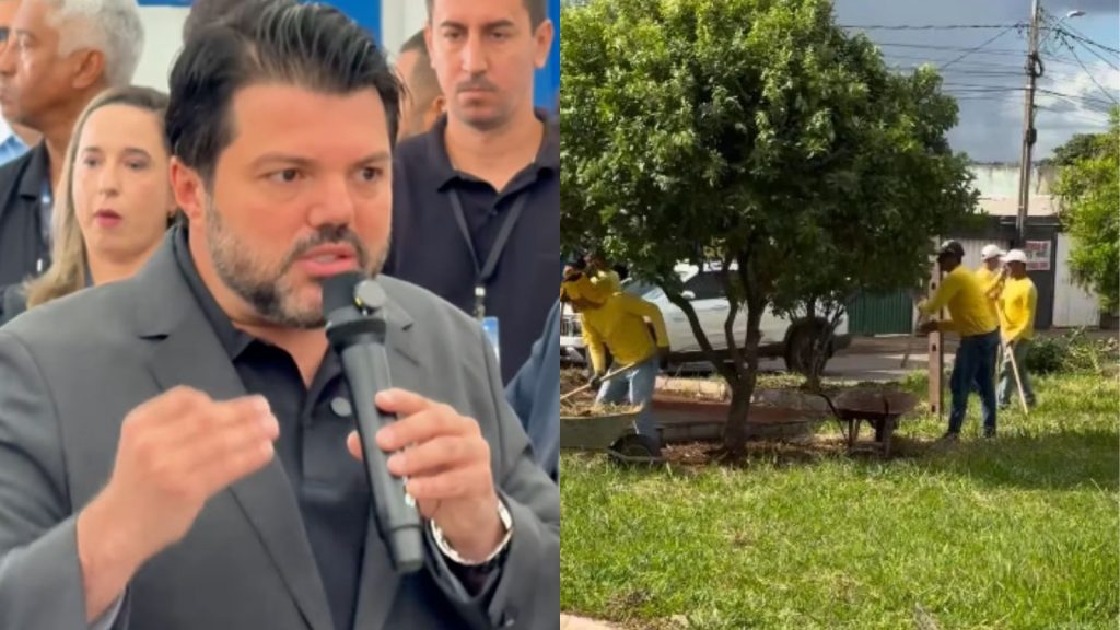 Márcio Corrêa (PL) anunciou que detentos irão realizar roçagem em vários bairros de Anápolis.