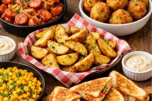 Petiscos simples e baratos