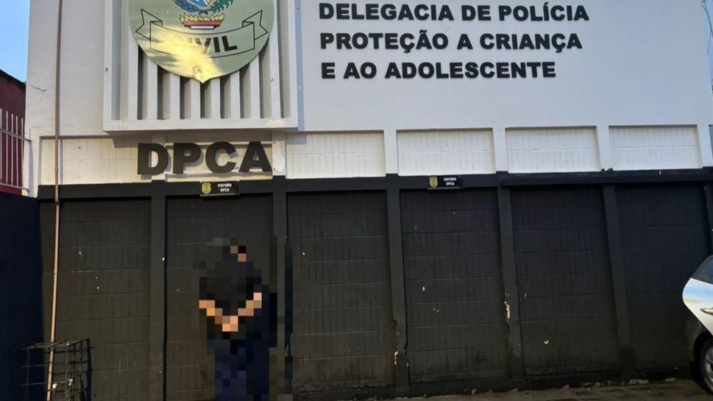 Pai foi preso pela DPCA em Anápolis. (Foto: Divulgação/PC)