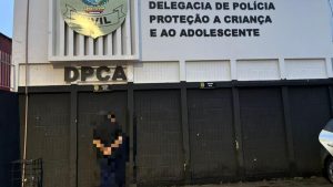 Pai foi preso pela DPCA em Anápolis. (Foto: Divulgação/PC)