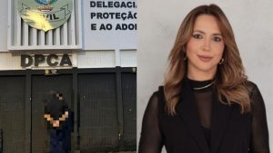 Delegada Aline sobre pai preso