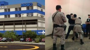 Homem foi preso após tentar localizar a ex no HUGO. (Foto: Reprodução)