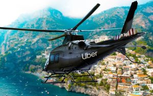 Uber vai permitir reservar viagens de helicóptero pelo aplicativo a partir de 2026.