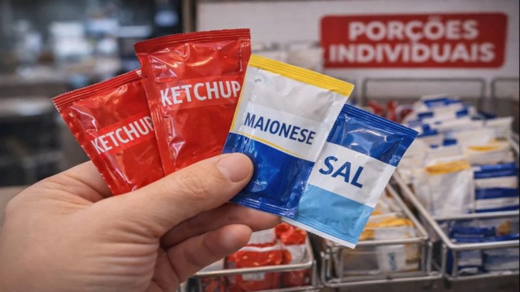 Fim dos sachês: nova regra prevê retirada de ketchup, maionese e sal de bares e restaurantes em 2026