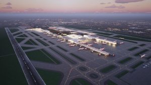 Projeto do aeroporto de grande porte promete desenvolvimento, mas levanta preocupação entre moradores afetados pela obra.